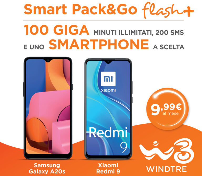 Scopri di più sull'articolo PASSA A WINDTRE: Smart Pack&Go Flash+